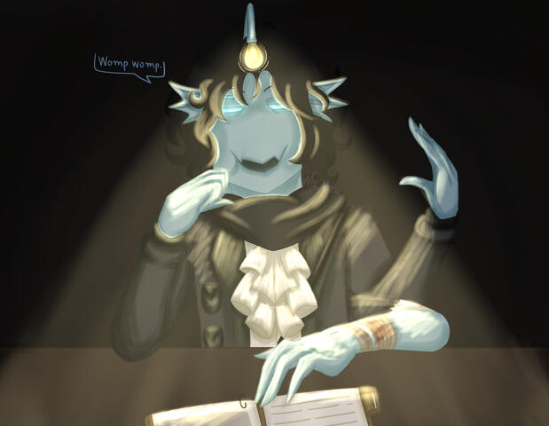 Fanart of Sebastian Solace from the game "Pressure" on Roblox